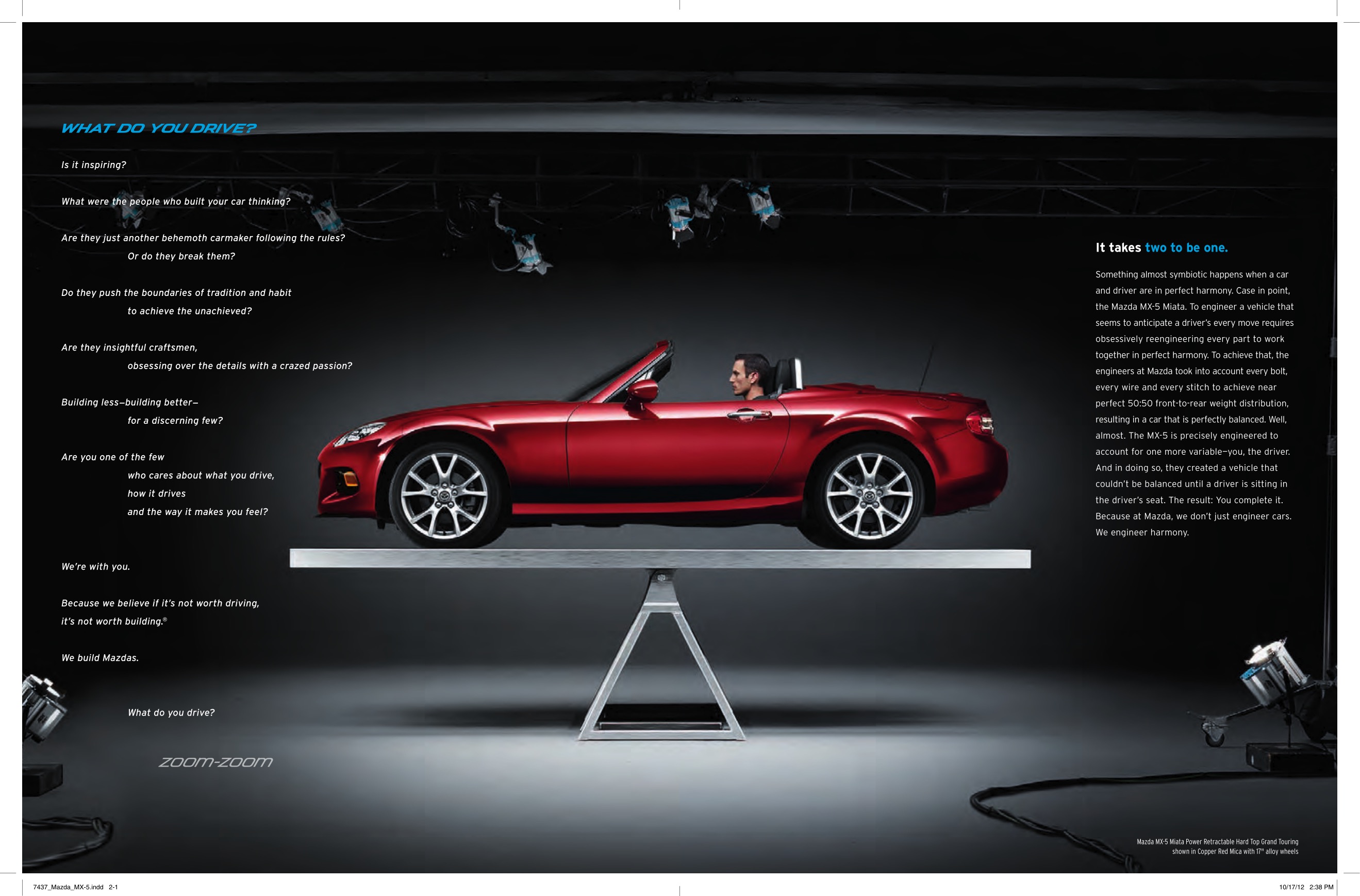 2013 Mazda MX-5 Brochure Page 1